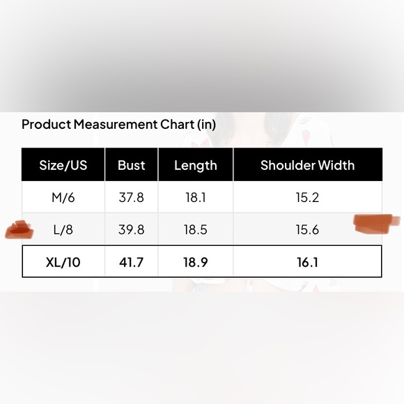 Watermelon Print Flare Sleeve Crop Blouse - Picture 5 of 5